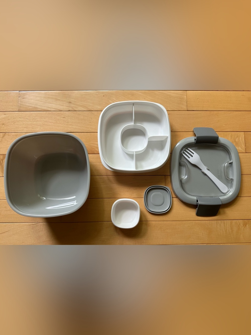 Bentgo • salad container • gray lunch box